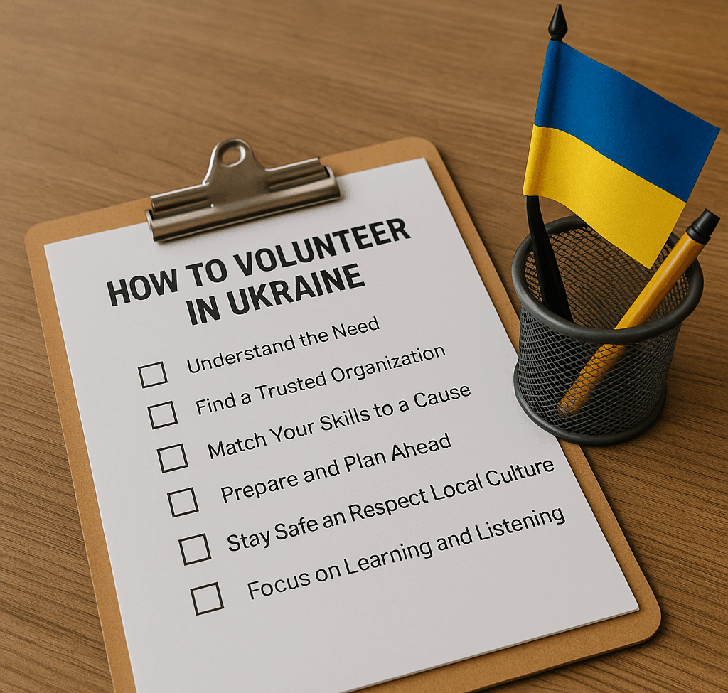 Volunteering Ukraine Checklist